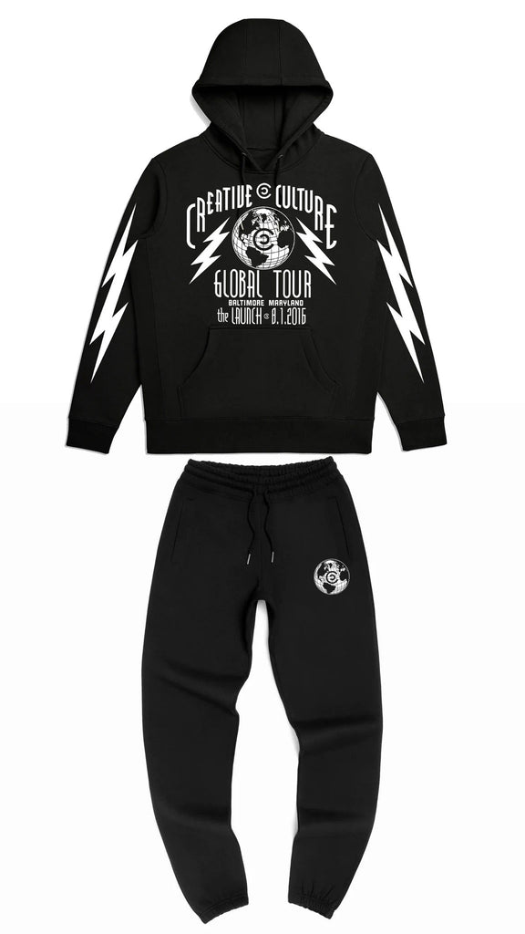 Global Tour Sweatsuit Black