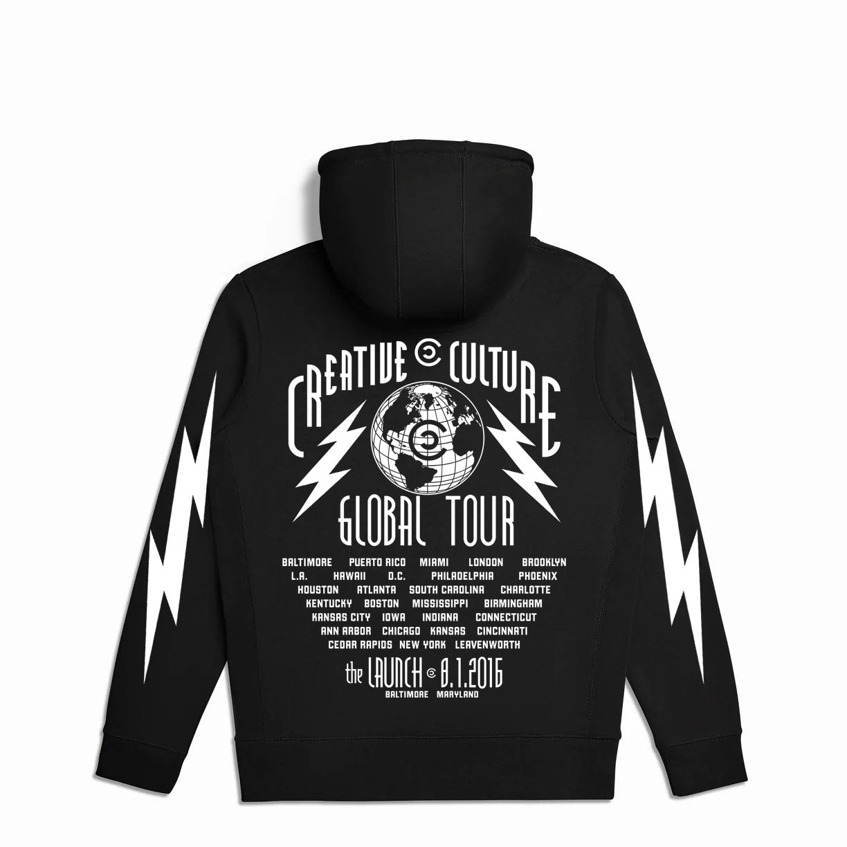 Global Tour Hoodie Black